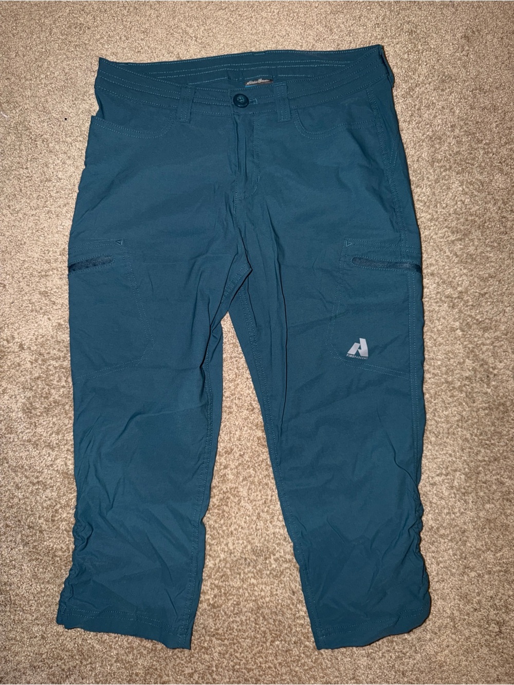 Eddie Bauer Women’s Teal Outdoor Capris